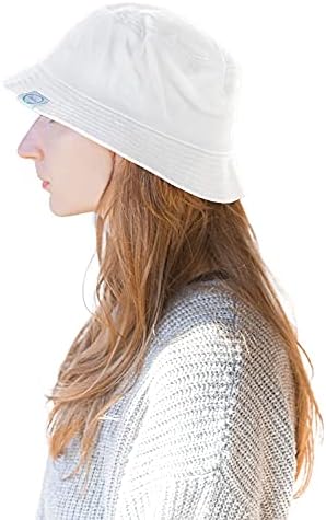 Halsa EMF Protection Hat Hat Hat, Summer Sun Hat. Branco. Tamanho pequeno/médio.