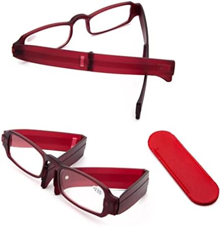 Liansan dobrando óculos de leitura, leitores ultra-light e finos dobráveis ​​para homens, óculos de computador, bloqueio
