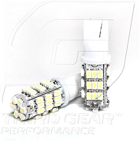 TGP T15 Branco 42 LED SMD Wedge Reverse/Backup Bulbs Par de 2006-2010 compatível com Dodge Charger