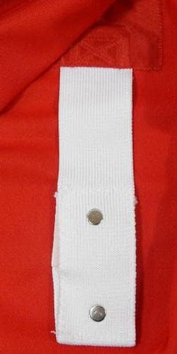 Carolina Hurricanes Game Blank emitiu camisa de prática vermelha 58 dp24925 - jogo usado na NHL Jerseys