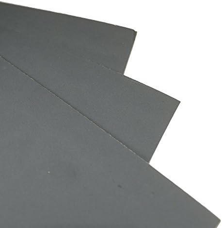 5 lençóis lixas de 800 papel à prova d'água 9 x11 carboneto de silício molhado/seco