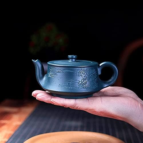Areia roxa de bule de chá famosos famosos originais Ore Azure argila esculpida panela de panela doméstica Teapet Teape