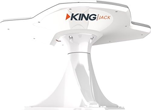 King OA8500 Jack HDTV Antena direcional Over-the-Air com Mount and Signal Finder-White