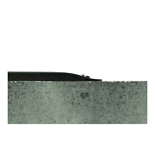 Wearwell Borracha natural 791 Tapete de anti-fadiga dissipativa estática com snap, bordas chanfradas de segurança, para áreas secas, largura de 2 'largura x 3' de comprimento x 1/2 de espessura, cinza