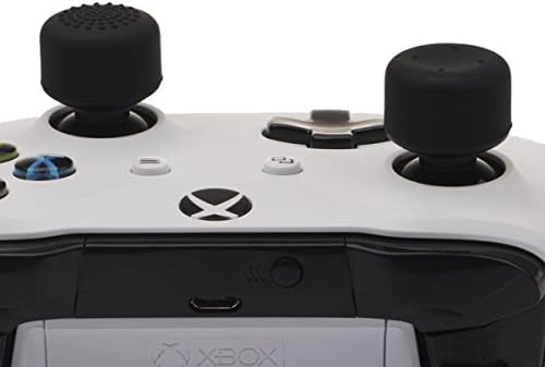 Caixa de pele da tampa de silicone YORHA para Microsoft Xbox One X & Xbox One S Controlador x 2 com Grips Pro Phumbs x 8