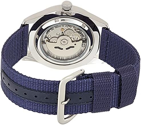 Seiko 5 Dial azul automático Watch masculino SNZG11J1
