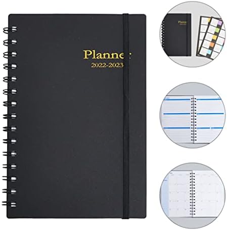 MJWDP Office Agenda Notebook Planejador de cronograma da casa Cronograma eficiente livro de programação