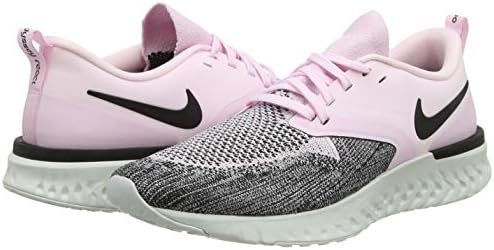 Nike feminino wmns odyssey react flyknit 2 espuma rosa/rosa preta -barely ah1016 601 - tamanho 8,5w