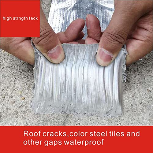 Fita à prova d'água de alumínio de alumínio HEVeadeal® Reparo para trincas de superfície, teto, reparo de tubo Fita adesiva à prova d'água para plástico, metal, fita de reparo de concreto