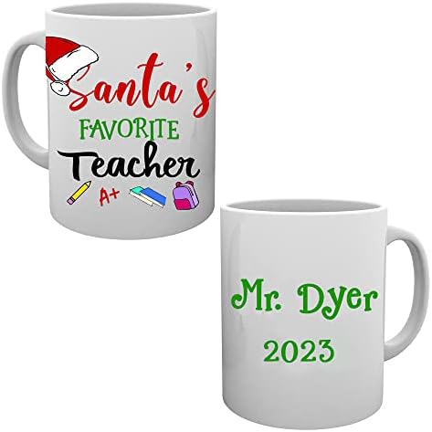 Professor de escola personalizada aula favorita de caneca de café cerâmica Copo - aula de apreciação de educadores de 2023 ou
