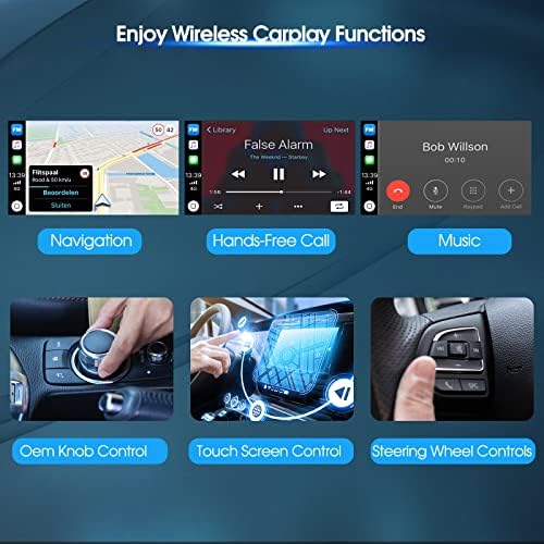 CarPlay sem fio, compatível com o chip Apple CarPlay Wireless Atualize 5.0, para carros do Carplay com fábrica no ano após 2015,