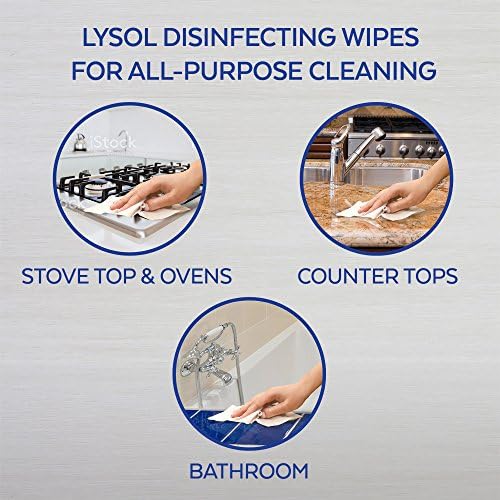 Lysol, ação dupla completa lenços de desinfecção limpa, brancos, 75 contagem, citros, 450 contagem,