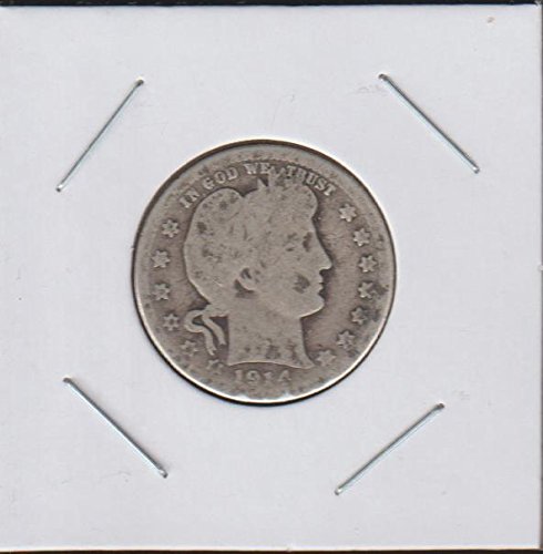 1914 D Barber ou Liberty Head Quarter muito bom