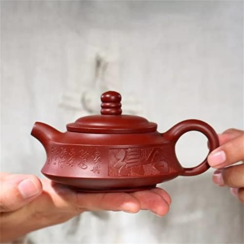 Espesso 120 ml de púrpura roxa bule de chá esférico de chá esférico handmade roxo
