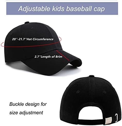 Crianças infantis de criança chapéu de beisebol meninos meninas chapéu de sol ajustável Caseiro de verão de algodão para crianças de 3 a 10 anos