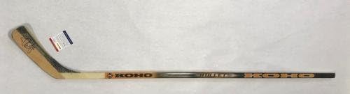 Mike Ribeiro assinou o Montreal Canadiens Hockey Stick PSA CoA Predators AB60889 - Sticks NHL autografados