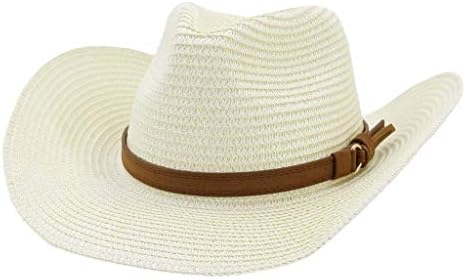 Wide Cowboy Wild Wild Mulher Men Men Caps Caps Praia de praia Capas de beisebol grandes chapéus grandes para mulheres