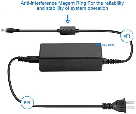 Adaptador de energia CA para AT&T U-Verse Cisco ISB7500 CABE CABE RECEBIR