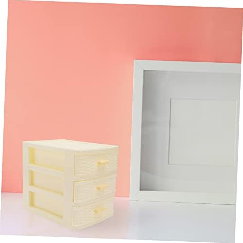 Hemoton 1PC Box Desktop Storage Box Jewelry Storage Organizador de plástico Organizador de maquiagem gavetas de armazenamento