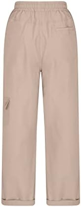 Calças de carga feminina Calças de verão Calças leves leves para viagens secas de golfe calças resistentes à água ao ar livre