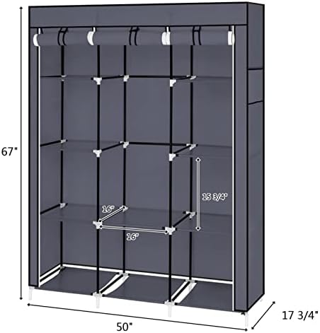 Armário portátil closettorganizer portátil wardrobecloset roupas armário portátil armário de armário de armário de