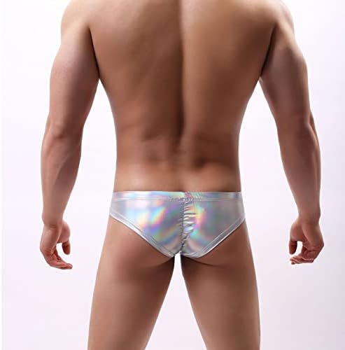Masculino de roupa íntima Sexy Roupa Sólida Micro Briefes G-String Front Bulge