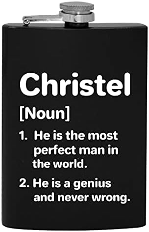 Definição de Christel, o homem mais perfeito - 8 onças de quadril bebendo balão de álcool