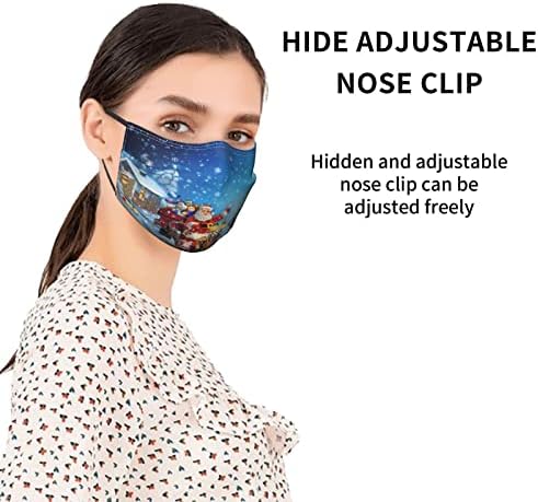 Máscara facial da moda, filtro reutilizável lavável em poeira e boca reutilizável face de poliéster à prova de vento quente