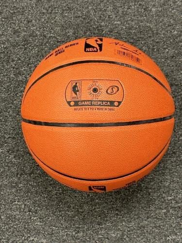 Grant Hill Pistons Magic Suns Hofer assinado NBA em tamanho real basquete com holograma - Basquete autografado