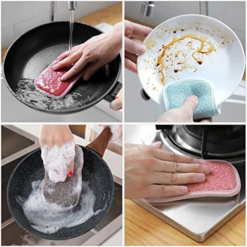 Patkaw Body Scrub Body Scrub Bath Bath Sponge 10pcs Esponja Esponjas de prato Limpeza de pratos de esponja PRAWOS DE TIREÇÃO