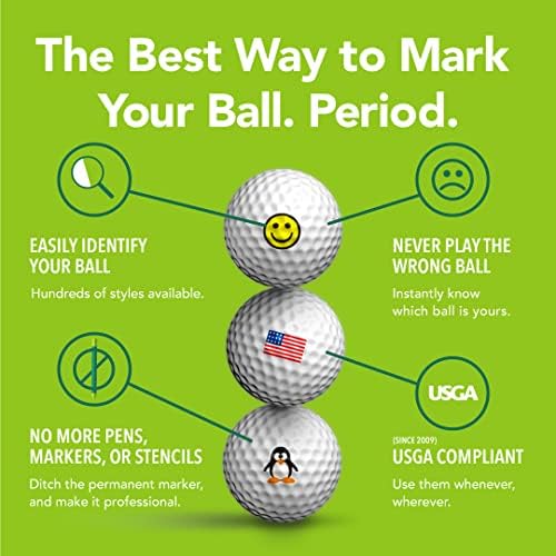 Golfdotz | Marcadores de bola de golfe, acessórios de golfe, marcador de identidade de bola de golfe
