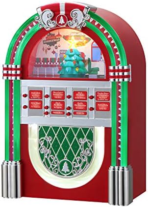 Sr. Christmas Rock-o-Rama Juke-Box-Red Christmas Decoration