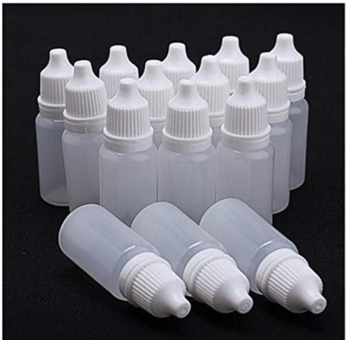 50 peças Pedas de gotas de plástico reabastecíveis de plástico reabastecido
