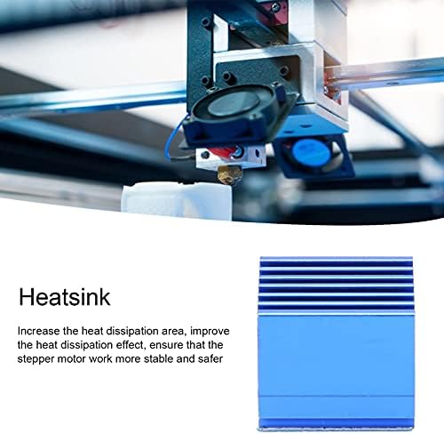 Kit de dissipador de calor Shanrya, dissipador de calor Blue seguro estável com alto desempenho para o motor de passo