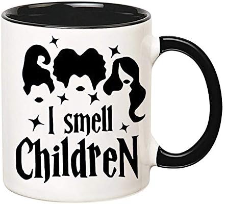 Ottorriven101 - Sinto cheiro de crianças Hocus Pocus Sanderson Sisters Caneca, caneca de café de 11 onças/xícara