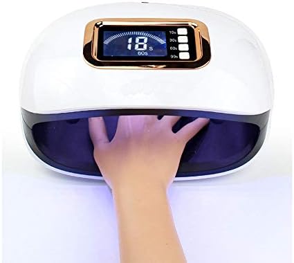 Lâmpada de unha led de UV Shangyan, máquina de arte de unhas de 72w, com lâmpada de cura indolor de 4 cenário, para salão