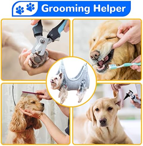 Histoca de cães WSCXSC para cães médios, rede de grooming para animais de estimação, tipóia de cães, gatos e cães