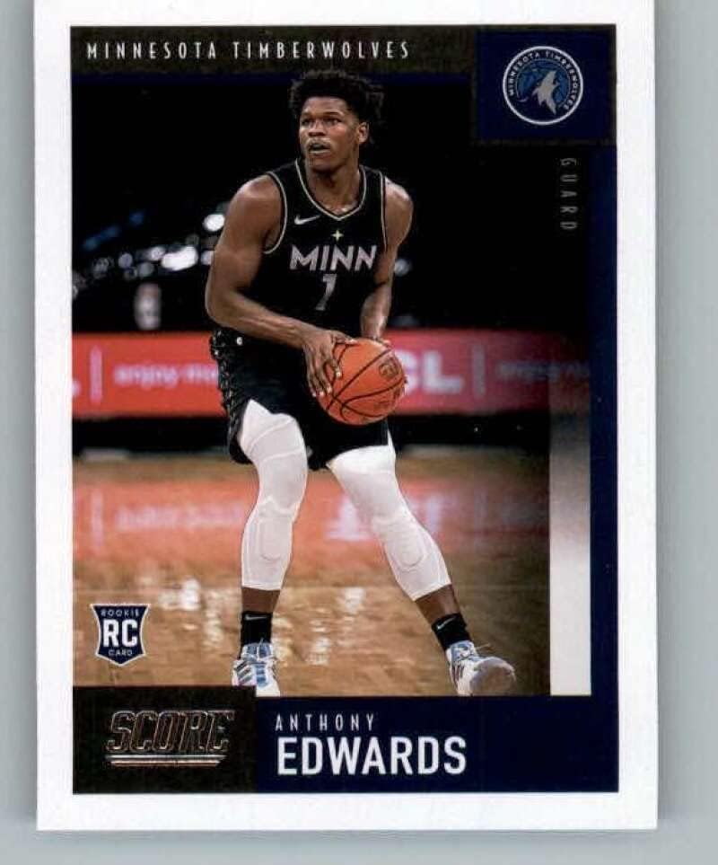 2020-21 Panini Chronicles #607 Anthony Edwards RC Rookie Minnesota Timberwolves NBA Basketball Trading Card