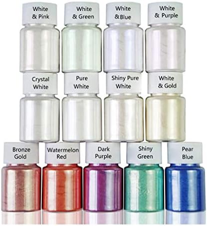 Diário 13 cores auroras pó mica pigmentos pigmentos de jóias corantes corantes de resina de tonificação de cor epóxi corante