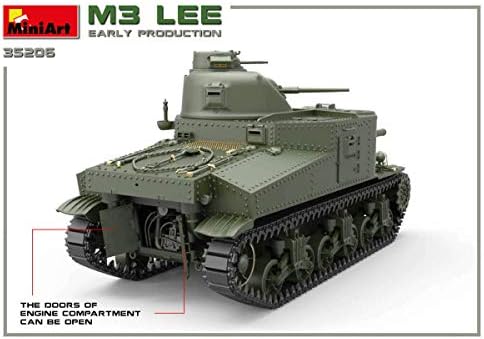 Miniart 35206 1/35 Modelo M3 LEE Produção precoce. Kit interior