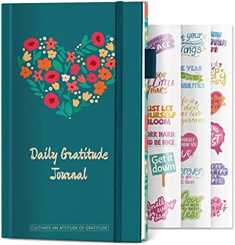 Taja Gratitude Journal for Women & Men 2023: Jornal de 5 minutos, diário Manifestation Mindfulness Journal com prompts positivos e agradecidos para obter mais felicidade, positividade, afirmação e autocuidado