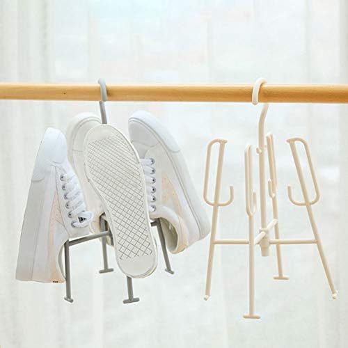 TJLSS Sapatos secando sapatos de rack pendurado prateleira de armazenamento Organizador de guarda -roupa criativo cabide de suporte
