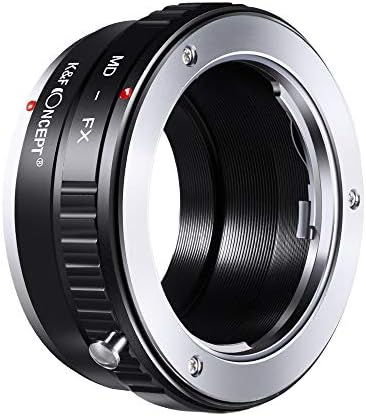 Adaptador de lentes conceituais da K&F - se encaixa em Fujifilm - x câmeras de montagem para Minolta MD Mount Lens