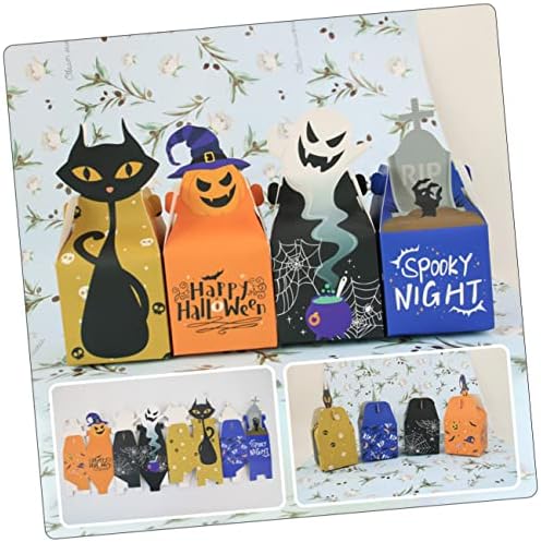 Aboofan 36 PCs Halloween Candy Boxes Box Goodies Decorative Gift Box Boxes de papel caixas de papel para presentes Bolsas