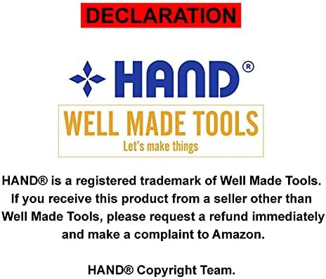 Hand® Gold Tom Decorativo parafusos de encadernação de metal com anel para artigos de couro, sapatos, bolsas, roupas - 9 x 9 mm - Conjunto de 10