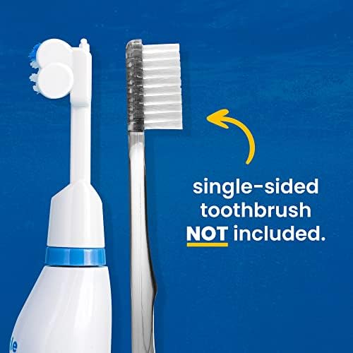 Tripla Cristle Original Sonic Toothbrush | Recarregável 31.000 VPM dente pincel | Design patenteado de 3 cabeças | Cerdas angulares