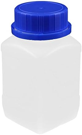 Aexit 250ml Garrafas de plástico e frascos quadrados de boca larga amostra química de reagente garrafas de centrífuos espessando
