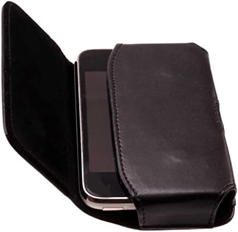 Caixa de cinto de couro lixas de coldre giratória da bolsa de capa Carga protetor compatível com Garmin-Asus NuVifona G60