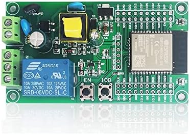 AC90-250V ESP32 WiFi Relay Board Single Relay Relay Module Desenvolvimento Conselho de E/S Porta Uart Progdownload Porta