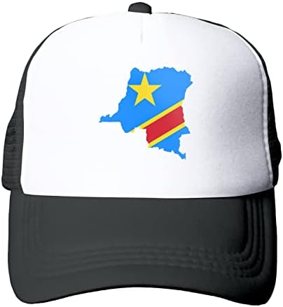 Bandeira do Congo vintage unissex dura vintage leve